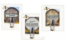 Product Paket 3 x 0,33 l  Milde Sauerbiere in 3 verschiedenen Holzfässern gereift
