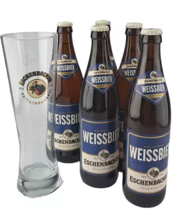 Eschenbacher Weissbier Paket mit Glas