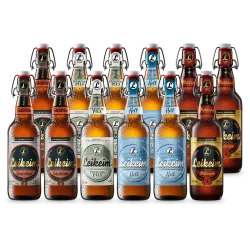 Brauerei Leikeim Brauhaus Klassiker – Probierpaket mit Pils, Hell, Steinbier & Märzen