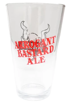 Stone Brewing USA pint glas arrogant bastard - Die Bierothek