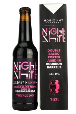 Brauerei Night Shift Vintage 2021 Double Baltic Porter aged In Bourbon Barrels