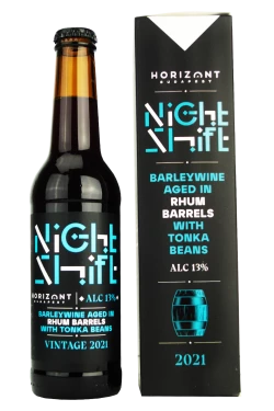 Brauerei Night Shift Vintage 2021 Barleywine Aged In Rhum Barrels With Tonka Beans