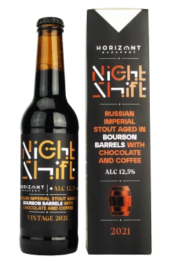 Brauerei Night Shift Vintage 2021 Russian Imperial Stout aged In Bourbon Barrels With Chocolate And Coffee