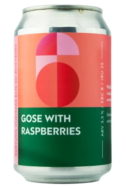 Brauerei Gose with Raspberries