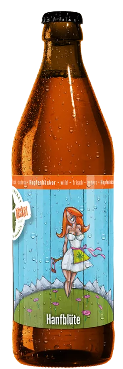 Brauerei Weisse mit Hanfblüten, Hanfblüte
