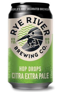 Rye River Brewing Co. hop drops citra extra pale - Die Bierothek