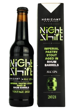 Brauerei Night Shift Vintage 2021 Imperial Pastry Stout aged In Rhum Barrels