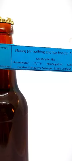 Brauerei Money for nothing and the hop for free