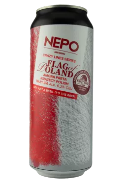 Crazy Lines Series Flag of Poland - Hazy IPA