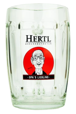 Braumanufaktur Hertl opa´s liebling glaskrug 0,3l - Die Bierothek