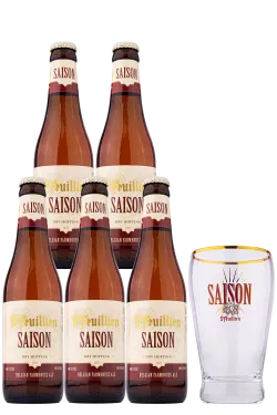 Brauerei Saison Paket mit Glas