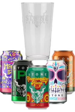 Stone Brewing USA sixpack mit glas - Die Bierothek