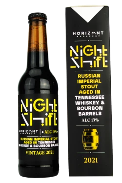 Brauerei Night Shift Vintage 2021 Russian Imperial Stout aged In Tennessee Whiskey & Bourbon Barrels