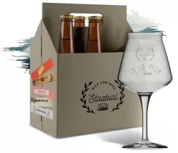 Product Fanmix: Stoabial Brews mit Sommelier Glas