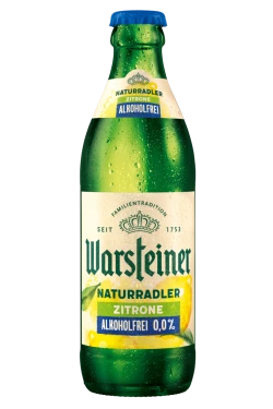 Warsteiner Brauerei natur radler zitrone alkoholfrei - Die Bierothek