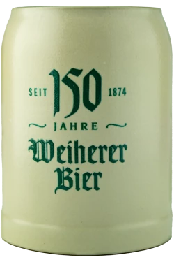 Weiherer Bier tonkrug 0,5l - 150 jahre - Die Bierothek