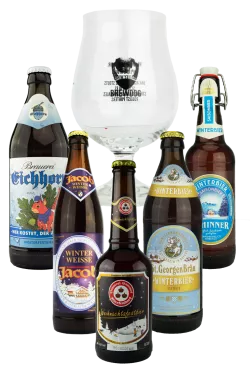 Product Bierpaket Weihnachtsbiere mit Glas