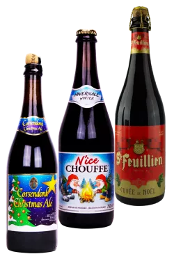 Brauerei Bierpaket belgische Weihnachtsbiere