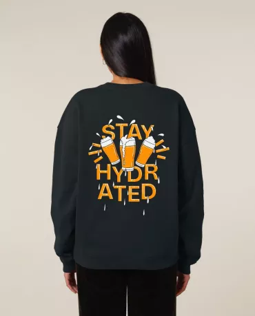 Product Sweater- Stay hydrated - Black
