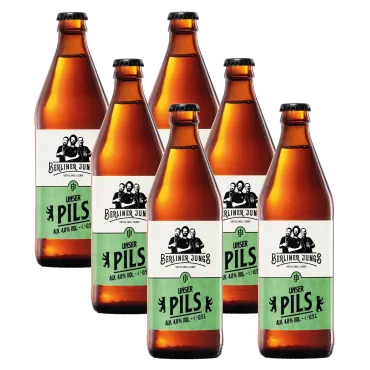 Product 6er Berliner Jungs - Unser Pils