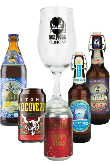 Product Bierpaket Weihnachtsbiere mit Glas