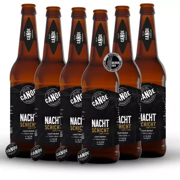 Product CANOE NACHTSCHICHT | CZECH DUNKEL 6x0,33l