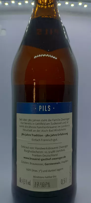 Product Zwanzger Pils