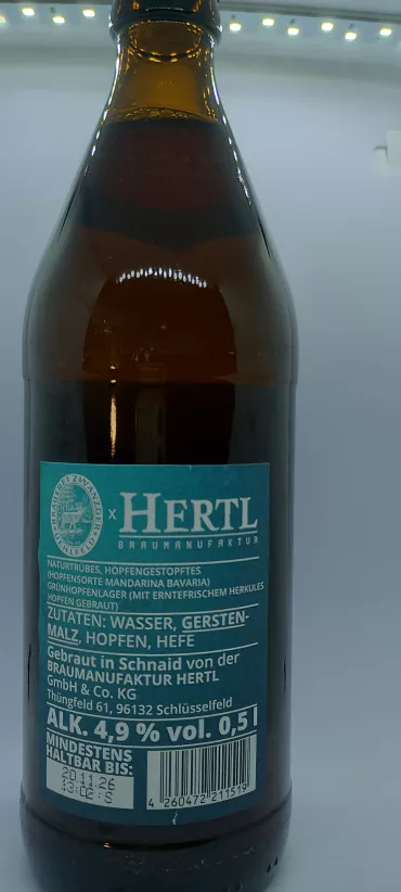 Product DUSCHBIER - GRÜNHOPFENLAGER