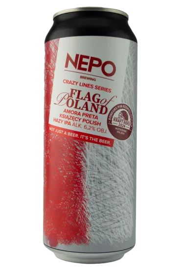 Product Crazy Lines Series Flag of Poland - Hazy IPA