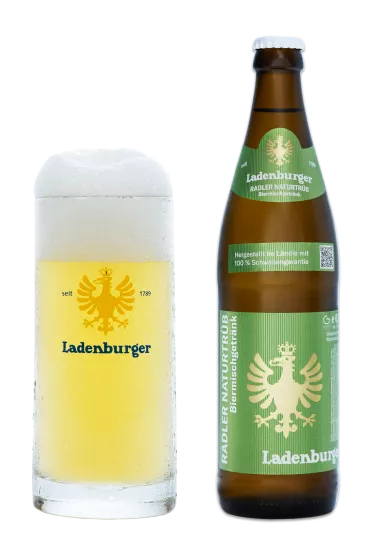 Product Radler Naturtrüb - Biermischgetränk mit Süßungsmittel 18x0,5l