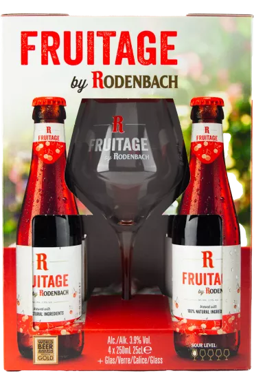 Product Rodenbach Fruitage Box 4x0,25l mit Glas