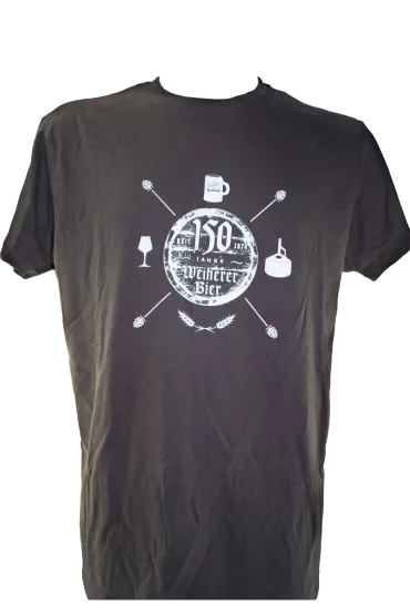 Product T-Shirt "150-Jahre" Logo weiß Größe L