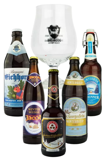 Product Bierpaket Weihnachtsbiere mit Glas
