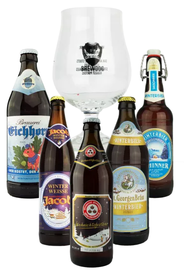 Product Bierpaket Weihnachtsbiere mit Glas