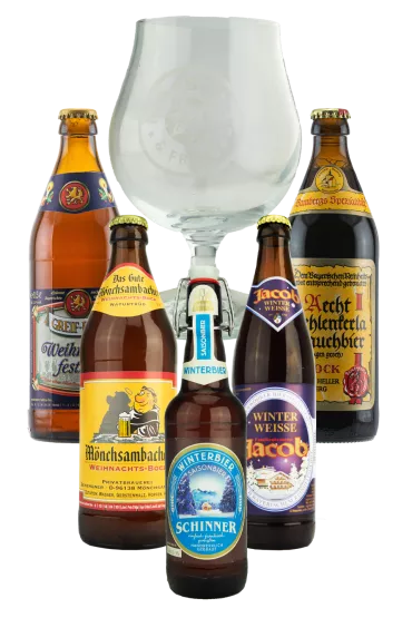 Product Bierpaket Weihnachtsbiere mit Glas