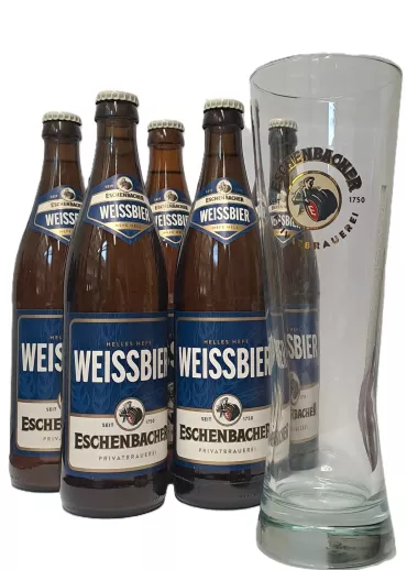 Product Eschenbacher Weissbier Paket mit Glas