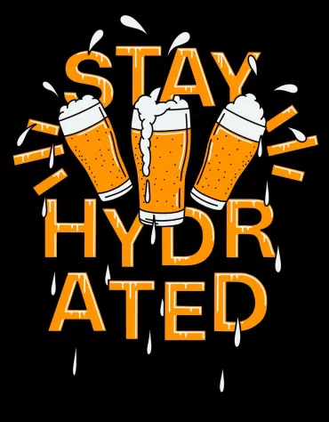 Product Sweater- Stay hydrated - Black